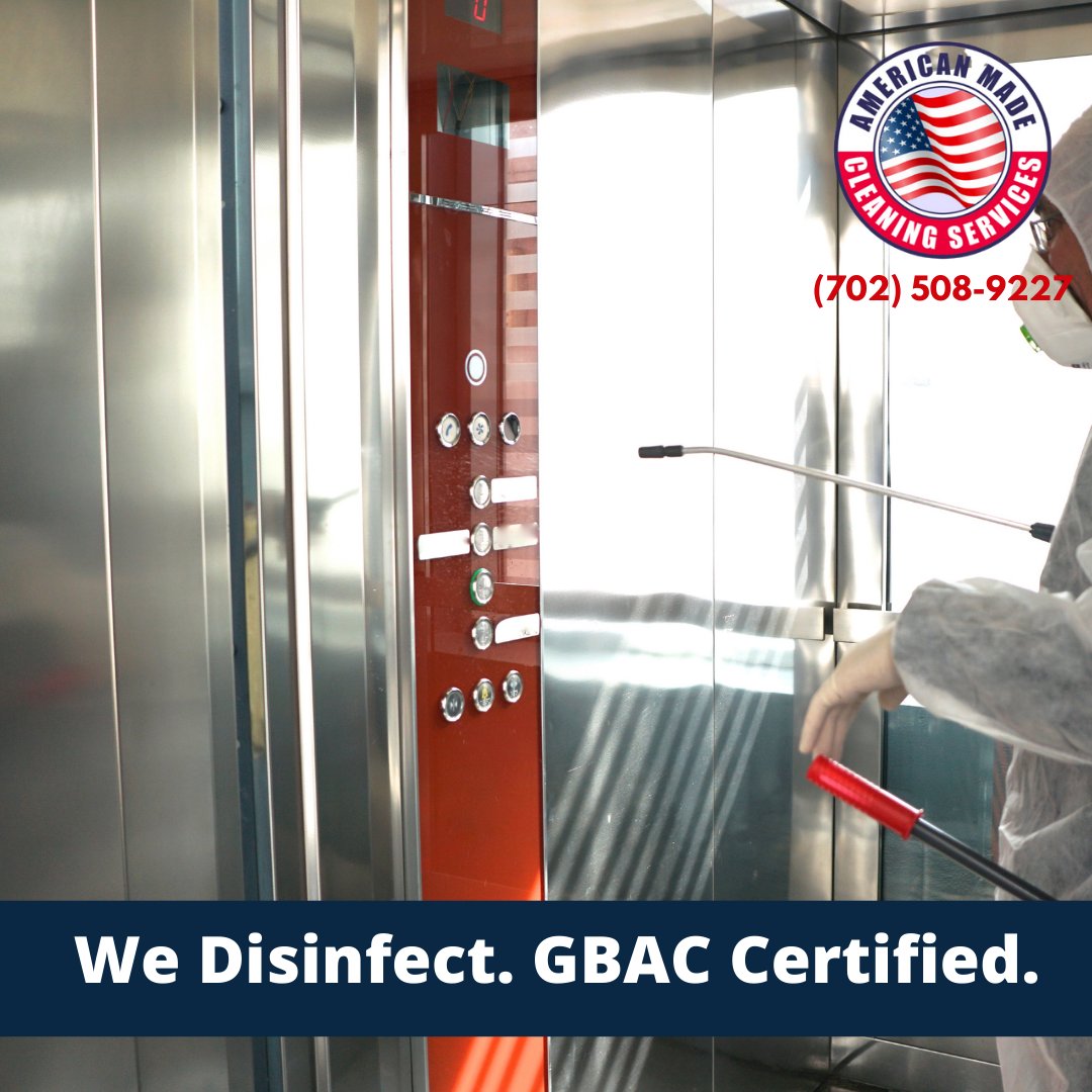 AmericanMadeCS's tweet photo. Being GBAC certified means that American Made Cleaning Services has gone through the required training to be able to effectively help businesses get rid of COVID-19 and other harmful pathogens. https://t.co/qgwGKyq4Mf