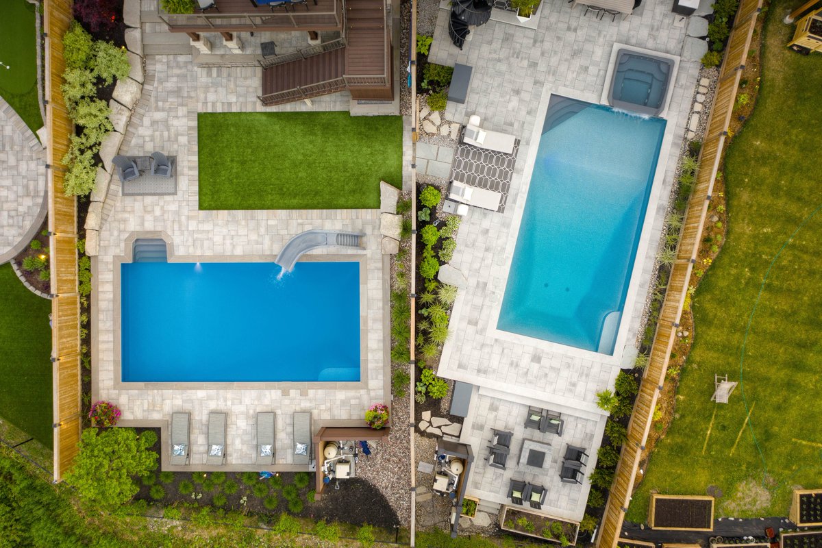 thepoolcraftco's tweet photo. With a #PoolCraft pool and #StoneCraft landscaping, your backyard is guaranteed to be the talk of the neighbourhood. 

Learn more about our pool and landscaping options and start planning for your future. 

https://t.co/qaAY5DW2F7 https://t.co/zKE07Dgk96