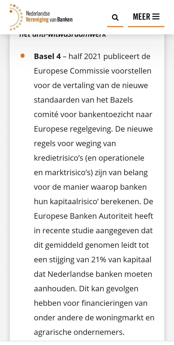 huizenprijzen's tweet image. &quot;Dit kan gevolgen hebben voor financieringen van onder andere de woningmarkt en agrarische ondernemers.&quot;

Dat men minder boeren wil was al bekend, maar de #huizenprijzen moet blijkbaar ook omlaag. #basel4