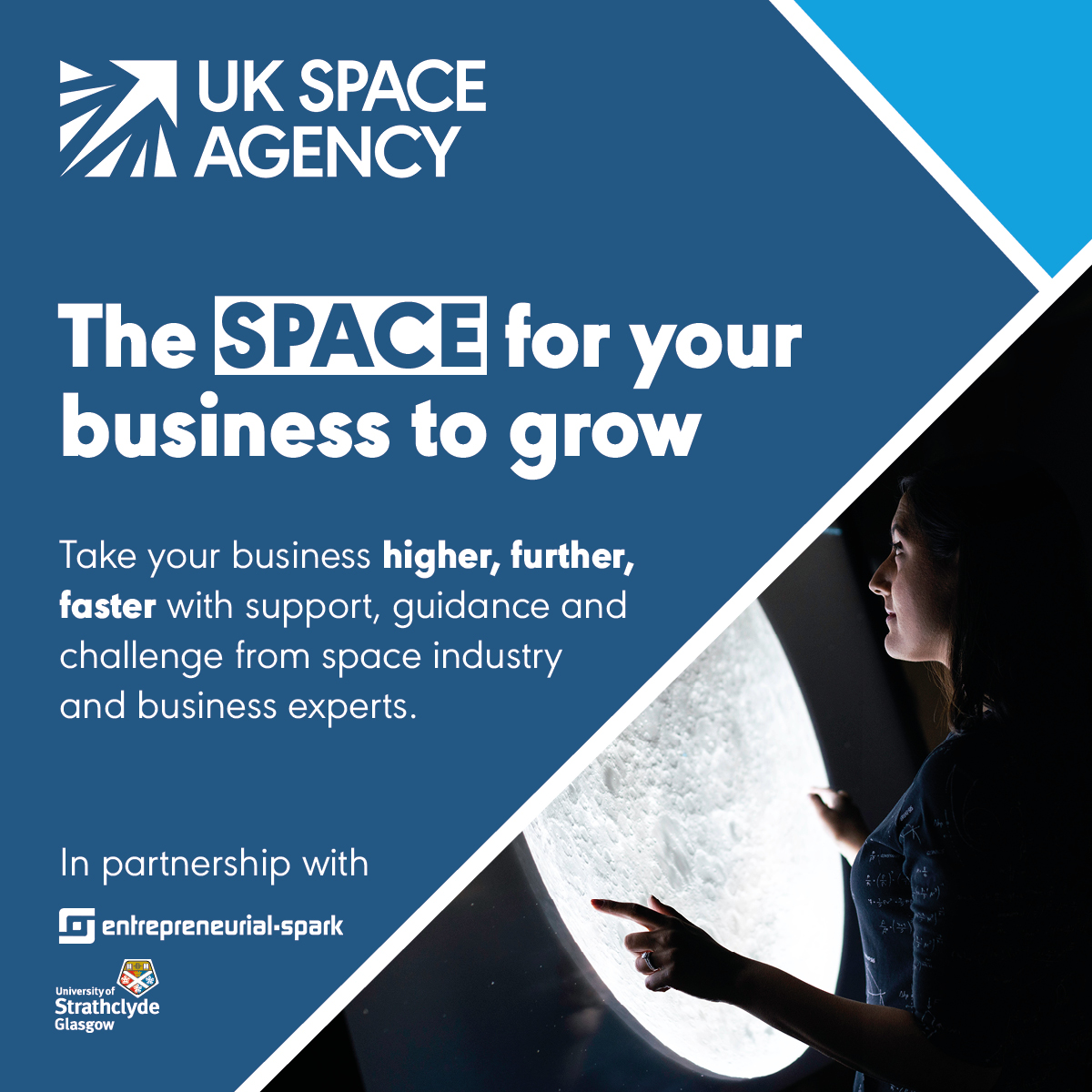 Check out exciting opportunities for business support especially for space companies coming soon! entrepreneurial-spark.com/space-accelera…

<a href="/ESparkGlobal/">Entrepreneurial Spark</a>, <a href="/UniStrathclyde/">University of Strathclyde</a> <a href="/spacegovuk/">UK Space Agency</a>