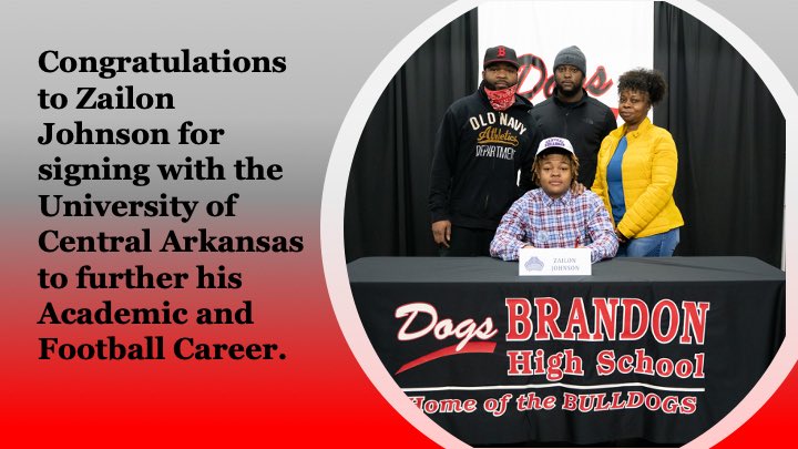 Congratulations Zailon Johnson.