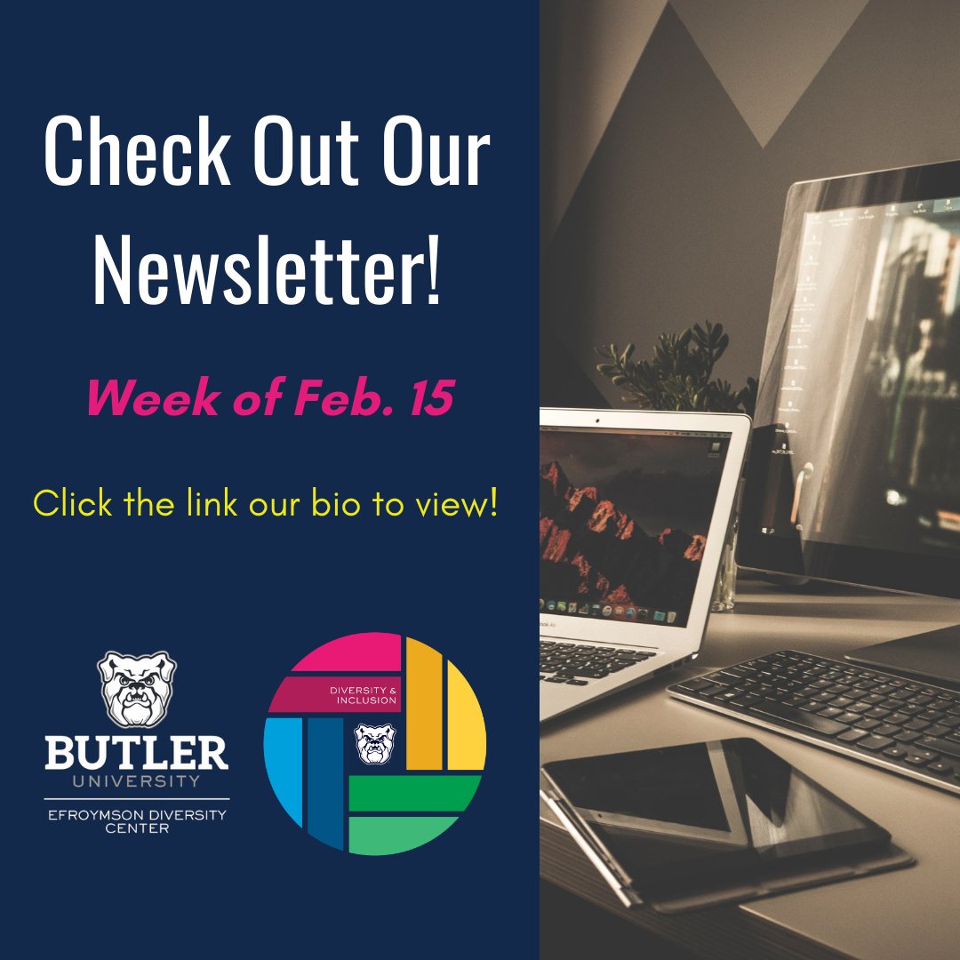 ButlerDiversity's tweet image. Check out this week's edition of our newsletter!
mailchi.mp/08503d5969d4/t…
