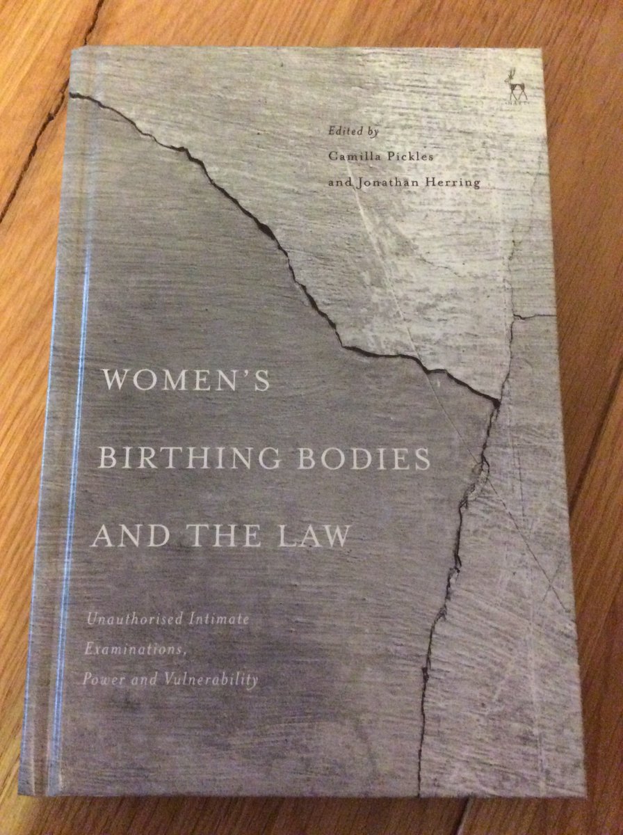 RebeccaBrione's tweet photo. So excited to finally receive my copy of Women's Birthing Bodies and the Law today after lengthy postal issues. Kids are delighted to see my name in a real book! @CamillaPickles @jojohjhj @hartpublishing  https://t.co/2tpceDFlFB https://t.co/rpQ5v1lK94