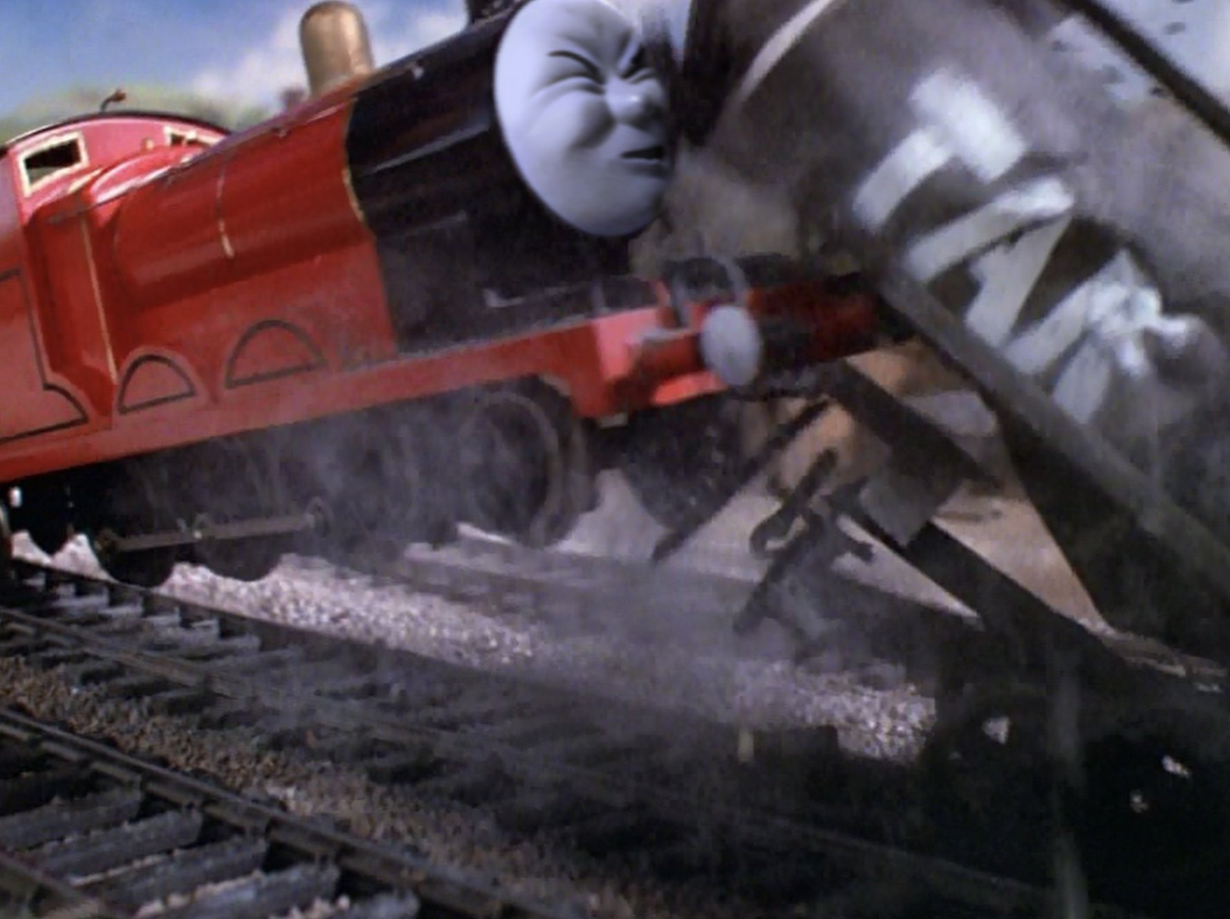 𝙼𝚊𝚜𝚘𝚗 𝙳𝚎𝚢 on X: The Fastest Red Engine on Sodor (1998