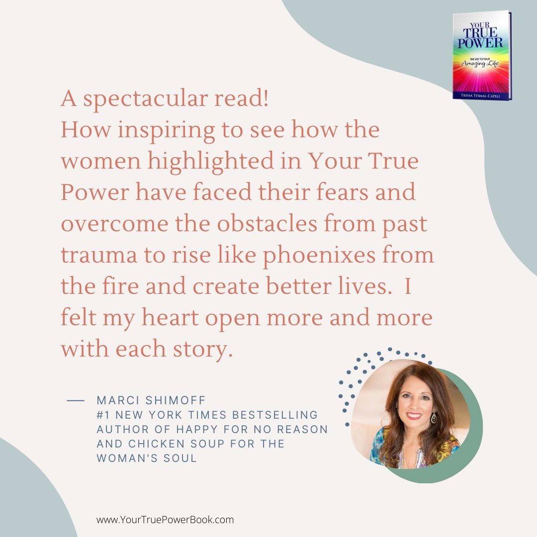trissatis's tweet photo. When your book is endorsed by the #1 New York Times Bestselling Author of Chicken Soup for the Woman's Soul, you know that you have giants standing with you in spreading the message of love and true power! Will you stand with me in Your True Power? ❤️ https://t.co/FWlzUo0g7S