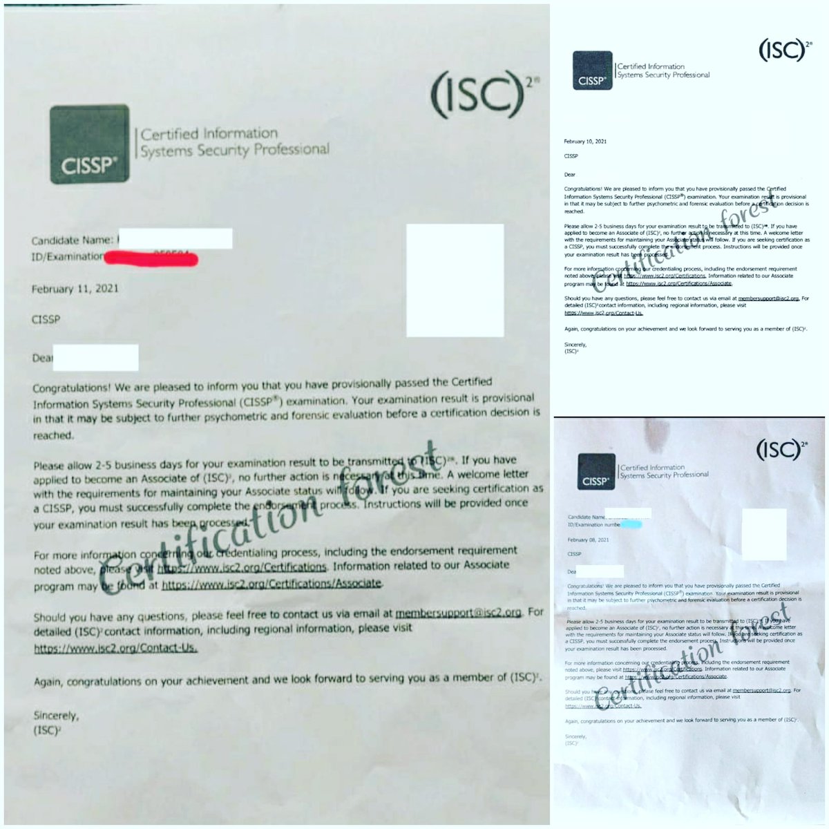 ShaneWa60546905's tweet image. 3 students cleared CISSP exam in  week. DM me for more info #cissp #cisspexam #cisspprep #cisspnotes #cissptraining #cisspcertification  #cisspcertificationtrainingcourse #cloudcomputingtraining #informationtechnology #certifiedpersonaltrainer #onlinetraining