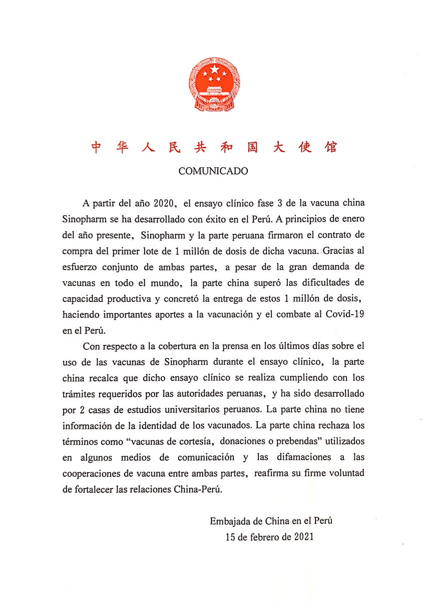 Embajada de China en el Perú (@chinaembperu) on Twitter photo 