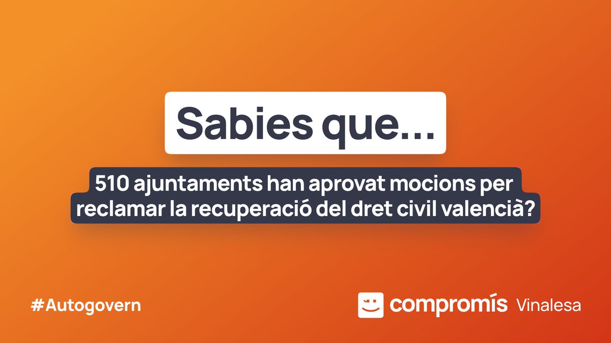 Vinalesa se sumà a esta reivindicació l’any 2019 a proposta de Compromís. La moció fou aprovada per unanimitat (Compromís, PSOE i PP)

Alguns ens diuen que no hem de presentar mocions que no parlen de qüestions locals. Nosaltres continuarem presentant-les quan ho considerem just