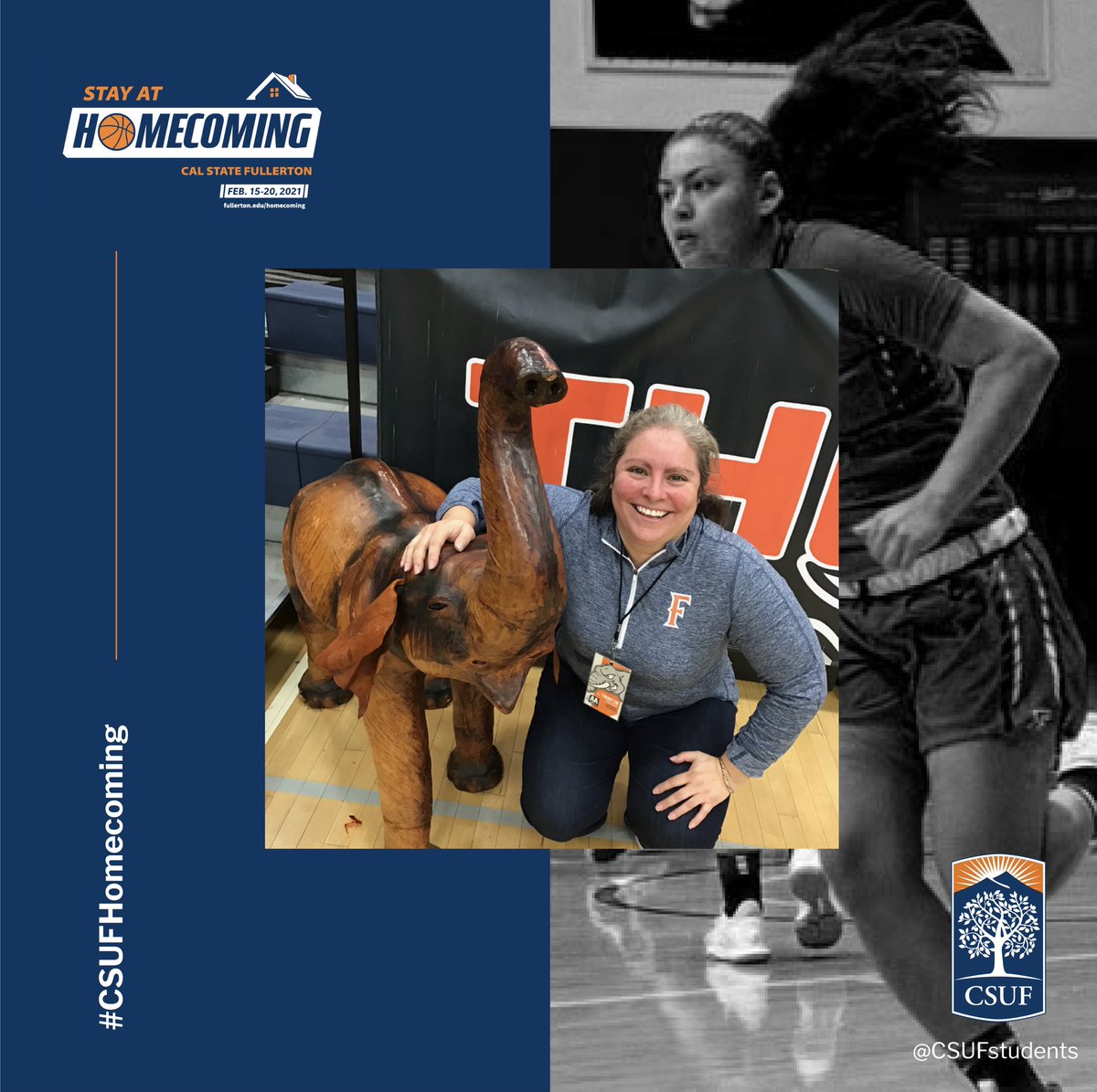 (Stay at) Homecoming Week 2021 is here 💙🧡 post a photo on Facebook or Instagram repping our university, follow and tag <a href="/csufalumni/">CSUF Alumni</a>, and hashtag #CSUFHomecoming for a chance to win some amazing prizes! 

<a href="/csuf/">Cal State Fullerton</a> @TitansStampede <a href="/fullertontitans/">Titans Athletics</a> @DrOseguera 

#CSUFstudents