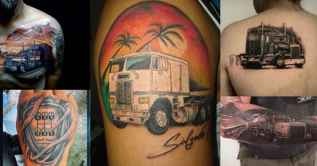 11 Best Truck Tattoo Design Ideas With Meaning for 2021  inktells