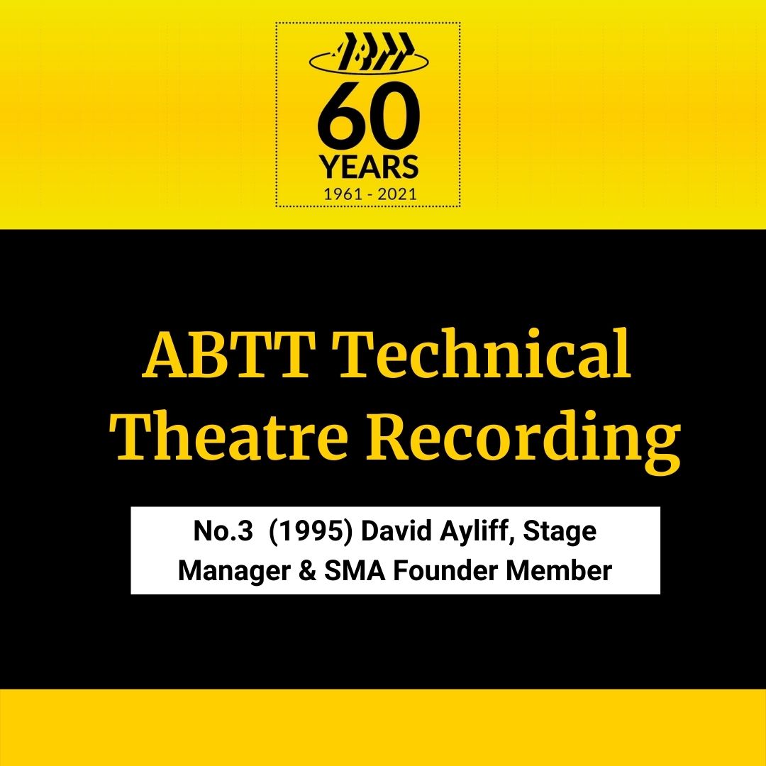 theabtt's tweet photo. Have you listened to our latest released Technical Theatre recording? 

David Ayliff was a distinguished Stage Manager &amp; founder member of the @SMAssoc . David was also Head of Technical Training at @RADA_London  (1979-1985).

Listen here: https://t.co/B7j2eK8jcE https://t.co/jEWfvxILT6