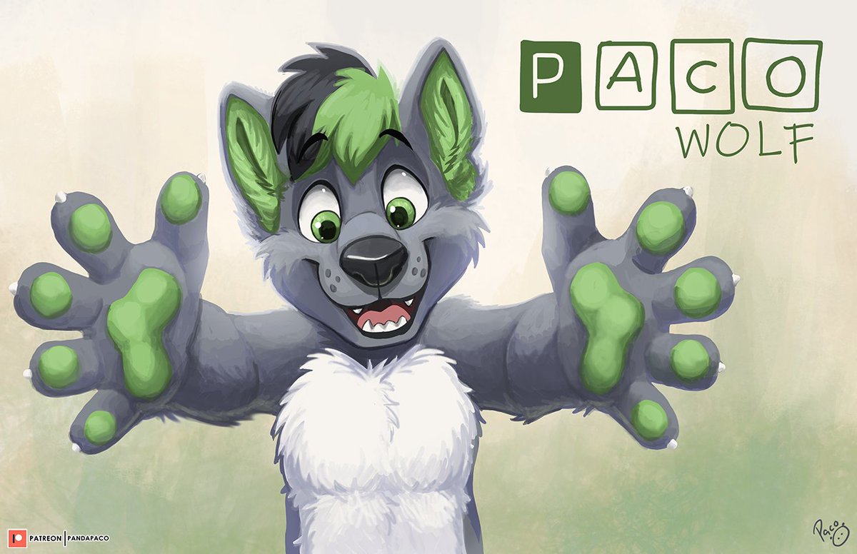 Paco Wolf offering you a hug. He's fluffy and smells good.

And yay for more Pacos!!
The fact I learned from this wolf is that Paco means "Peace" in Esperanto
(And Pako means Looney in Czech)

Badge for <a href="/PacoGreyWolf/">Paco</a> as Patreon reward, thank youuu!!

Digital. Photoshop
