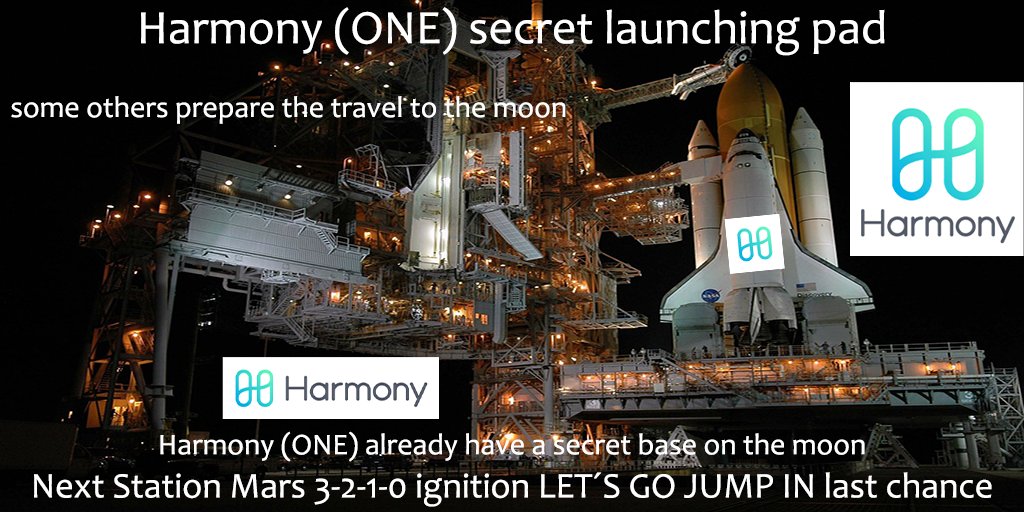 CryptoPumpNews2's tweet photo. #HarmonyOne #HarmonyProtocol #Onecoin #cryptocurrency 🚀🚀Last Chance to Jump In 🚀🚀 Incoming 0.04 Next Station Mars Moon Cleared🚀🚀
#Ethereum #BTC #HarmonyONE #HarmonyProtocol https://t.co/CXOO77og9h