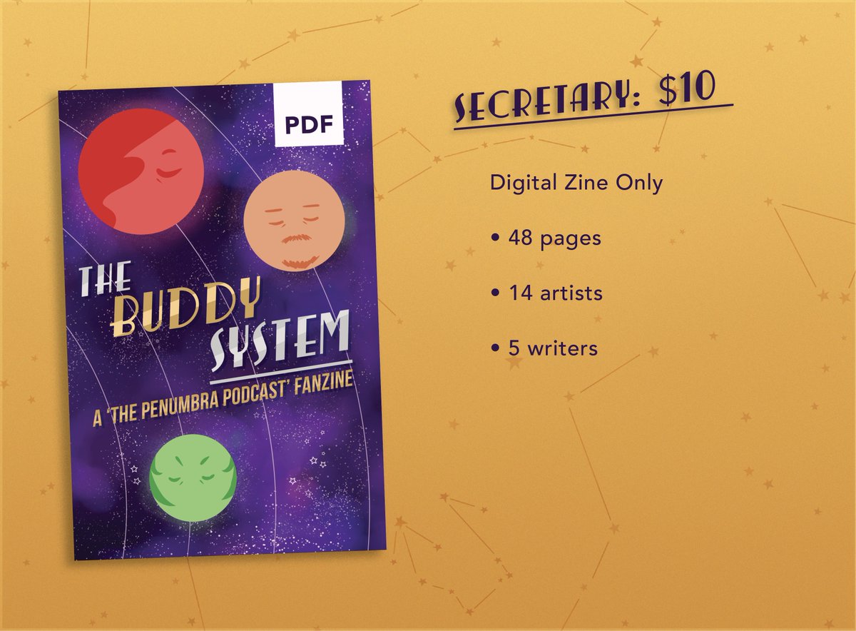 thebuddyzine's tweet photo. [RTS💛] ALL ABOARD! PREORDERS ARE OPEN! (Feb 15 - Mar 16th) ✨

The Buddy System is a charity fanzine dedicated to #thepenumbrapodcast with 48 pages of content and merchandise! All proceeds will go to the First Nations Emergency Covid-19 Fund!

https://t.co/Cz3TURqQqh https://t.co/1cu3bzmS6V
