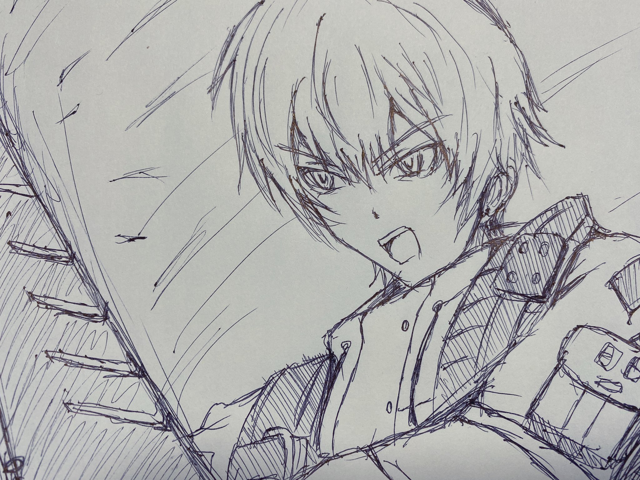Yoru パニグレ カムイ君落書き イラスト T Co Yfag7db9ju Twitter
