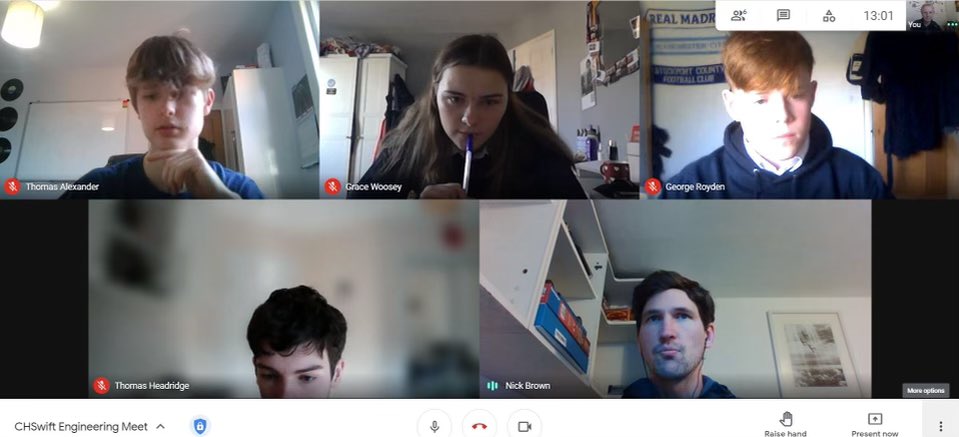 CHSwift_'s tweet image. Check out our Instagram post where the team met with @McLarenF1 engineer Nick Brown to discuss the development of our car!

Also head over to Mclaren’s YouTube channel at 19:00 to watch the MCL35M reveal live...but you probably already knew that!
#WomenInSTEM #McLaren #F1