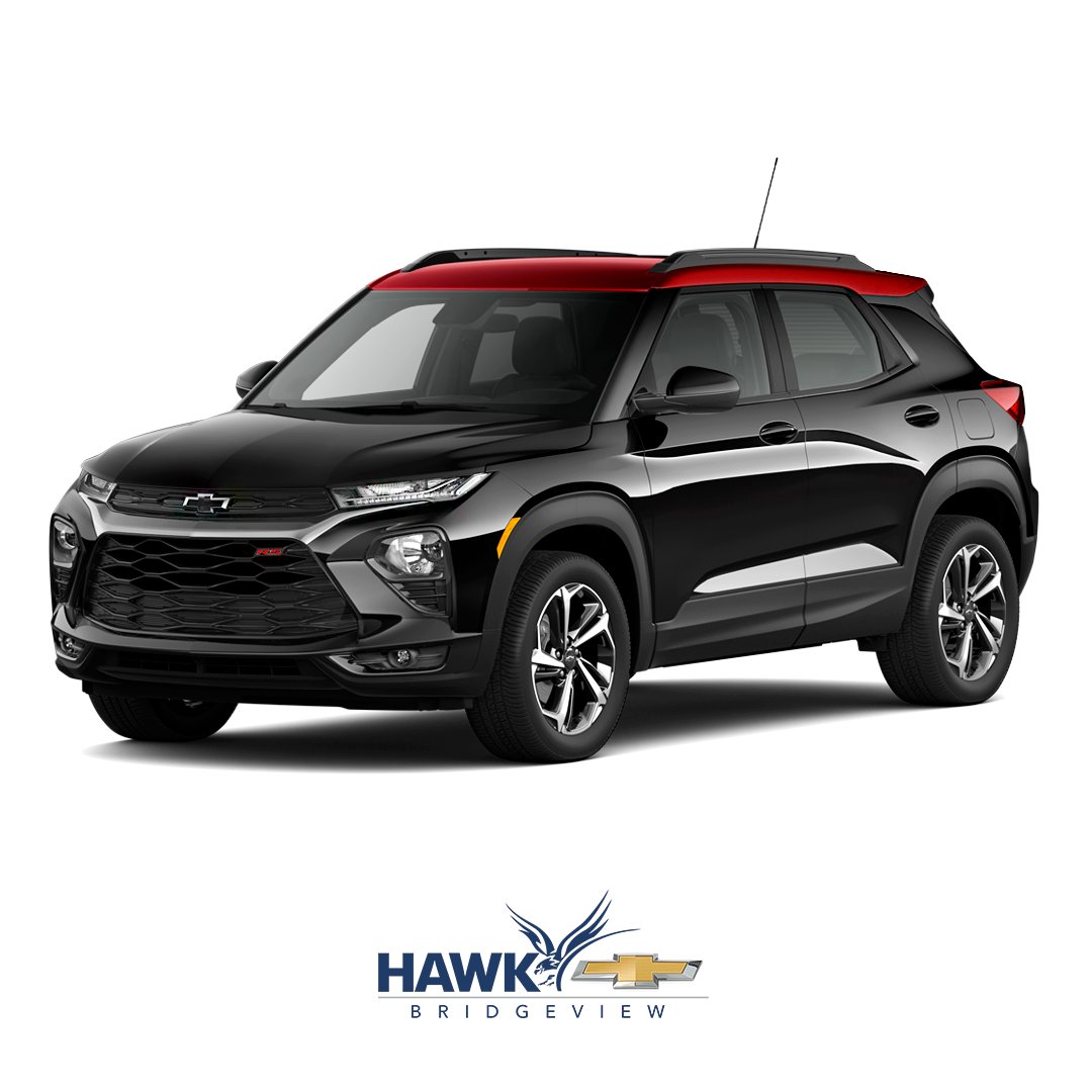 HawkChevrolet's tweet photo. Stand out or blend in? 🤔
We suggest STAND OUT. 😉
The new #2021trailblazer shows off its #red fauxhawk 😍 

#hawkchevy #hawkchevysuv #hawkchevybridgeview #hawkchevytrailblazer #chevytrailblazer #Trailblazers #TrailBlazer https://t.co/UpirX5aOUZ