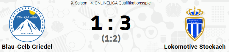 Eine Niederlage die sicherlich mehr schmerzt als jeder Punktverlust in der Liga. 
Zum 2. Mal hat unser Team das Nachsehen im 2. Qualispiel. Glückwunsch an den Gegner, welcher sich den Sieg durch eine gute Leistung verdient hat. 
Ein gebrauchter Tag für den ganzen Verein.