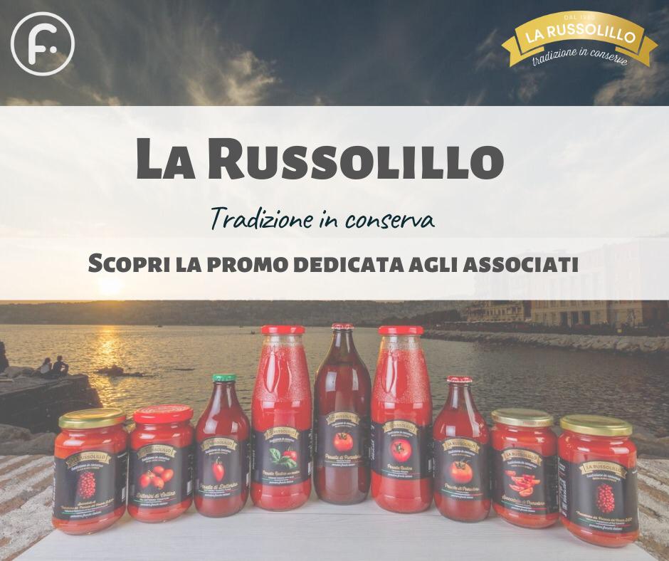 #PROMOASSOCIATIFELIX

La Russolillo
Produce conserve di pomodoro e altre specialità agroalimentari. 
I suoi punti di forza sono i prodotti biologici, senza acido citrico ottenuti
seguendo un processo produttivo casareccio. Anche e-commerce.

Contattaci… youtu.be/OUuqGT6hl6U