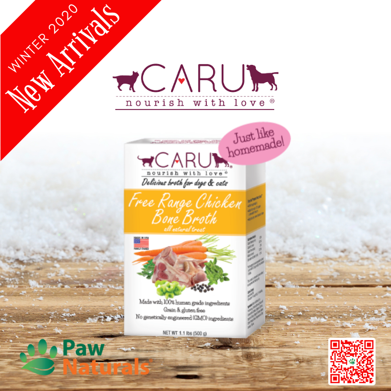 Nourish with love. 
Add some liquid gold to your pets bowl with Caru bone broth !
Non-GMO ingredients , No grain, wheat, corn or soy; Limited ingredient diet that your pet will lick right up. 🐾

Shop in store &amp; online - bit.ly/2XPoWyt 

<a href="/CaruPetFood/">Caru Pet Food</a> 

 #dailydish #stew