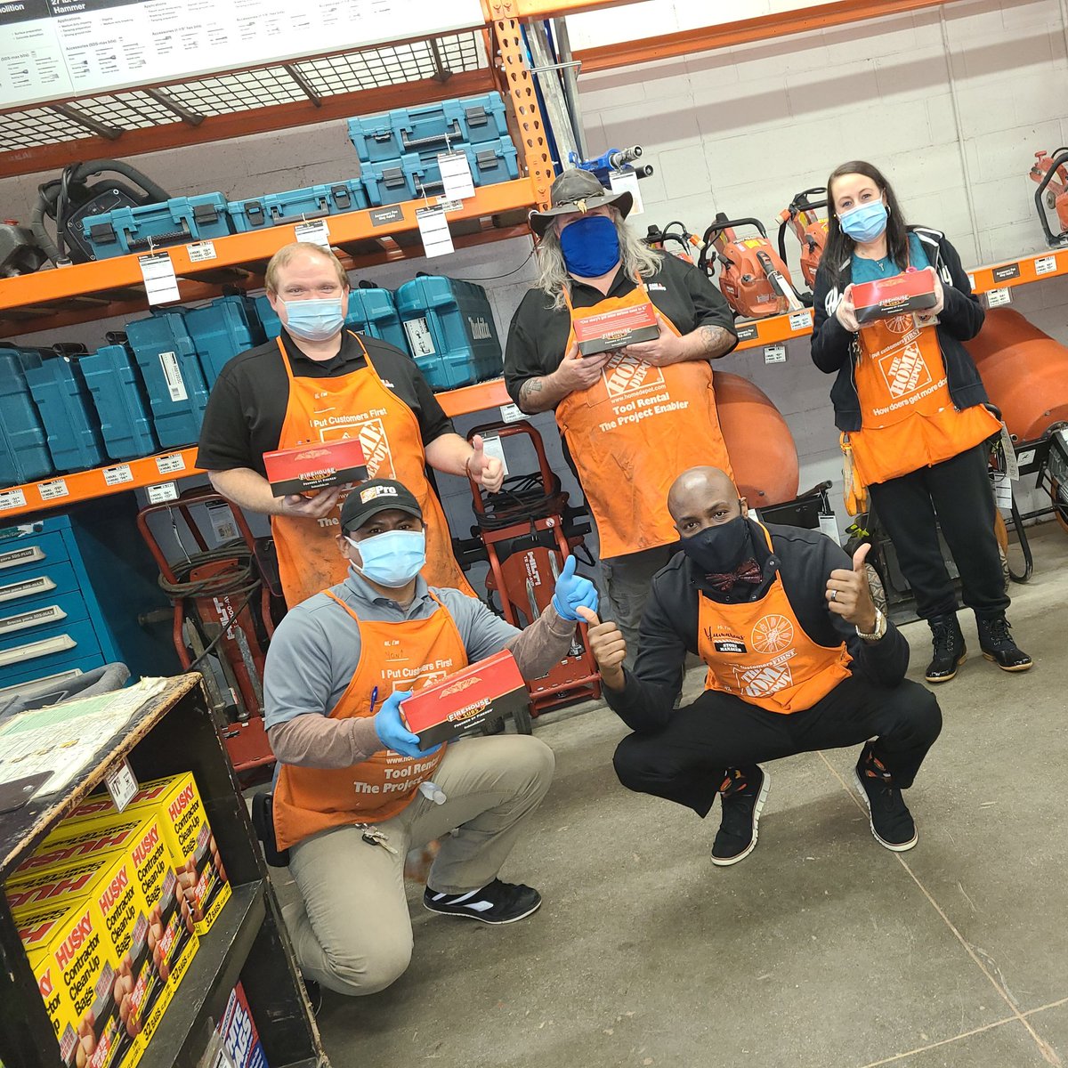 Lunch for my awesome Tool Rental team!! Thank you for all you do!!