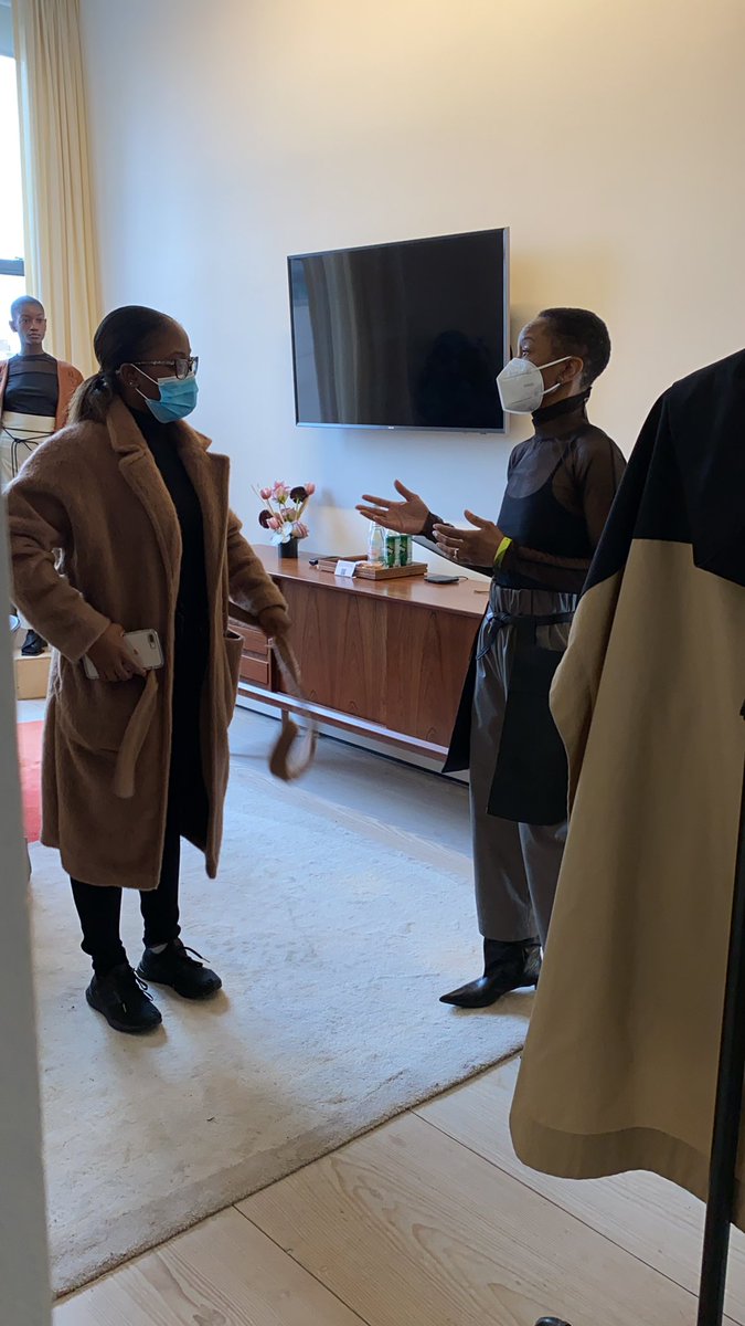 Nicole Benefield speaking with <a href="/DisrupshionMag/">Disrupshion Magazine</a> #NYFW