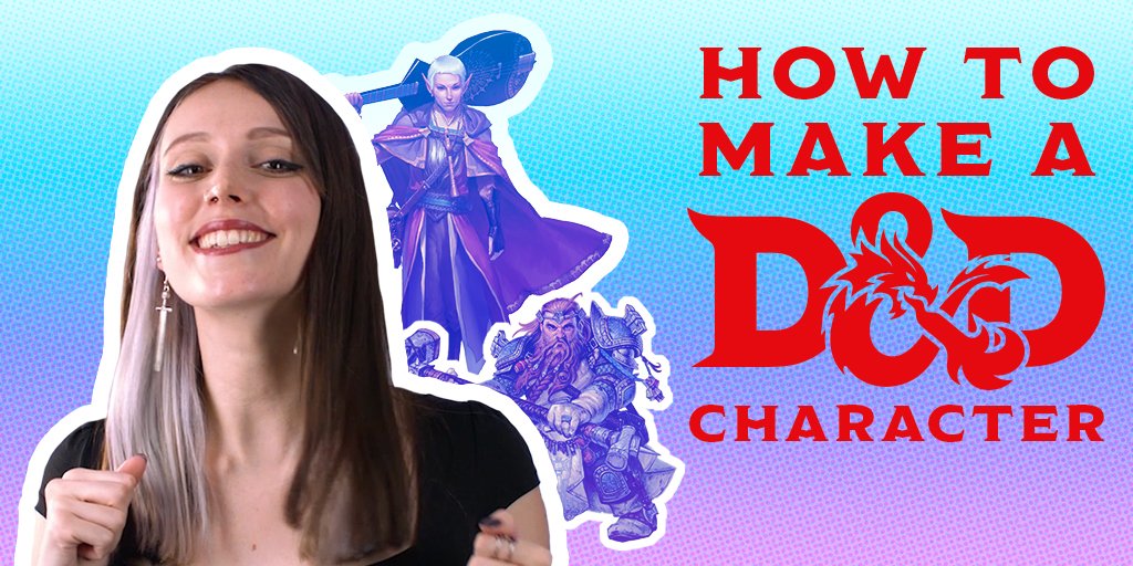 Wizards_DnD's tweet photo. For new Dungeons &amp; Dragons players, making a character can feel complicated. 

Let us simplify what you need to know! https://t.co/kvJBQYFSoM https://t.co/v5S9Rfucsw