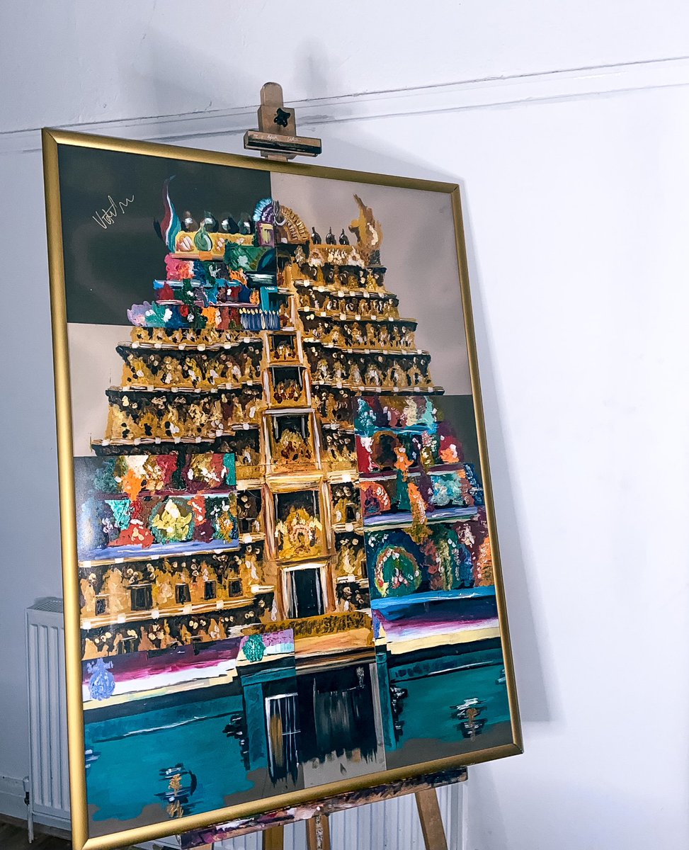 byvits's tweet image. abstract A0 painting of two jaffna temples merged 🧘🏾‍♀️

Instagram.com/byvits