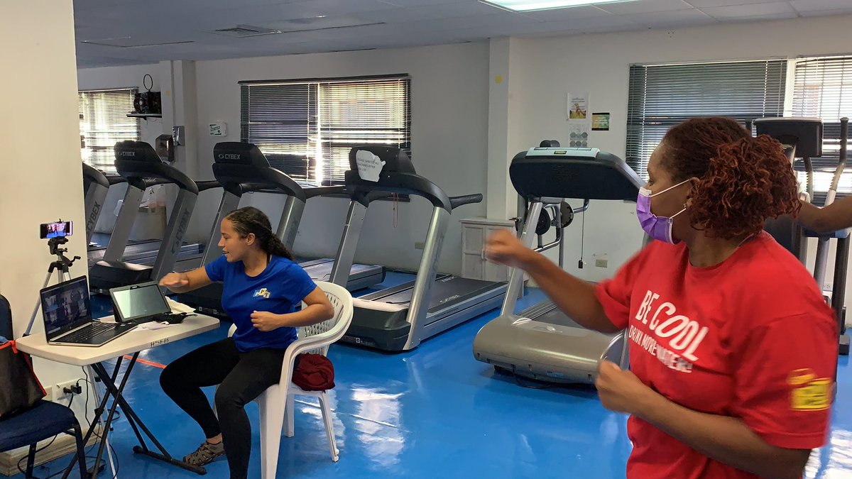 dcscant's tweet photo. Rolling with the punches. #HBCR classes at @hsfbarbados @AACVPR @ICCPR_GlobalCR @a_l_bailey @NitiCardio @ConnellDr https://t.co/lov85OoZfD