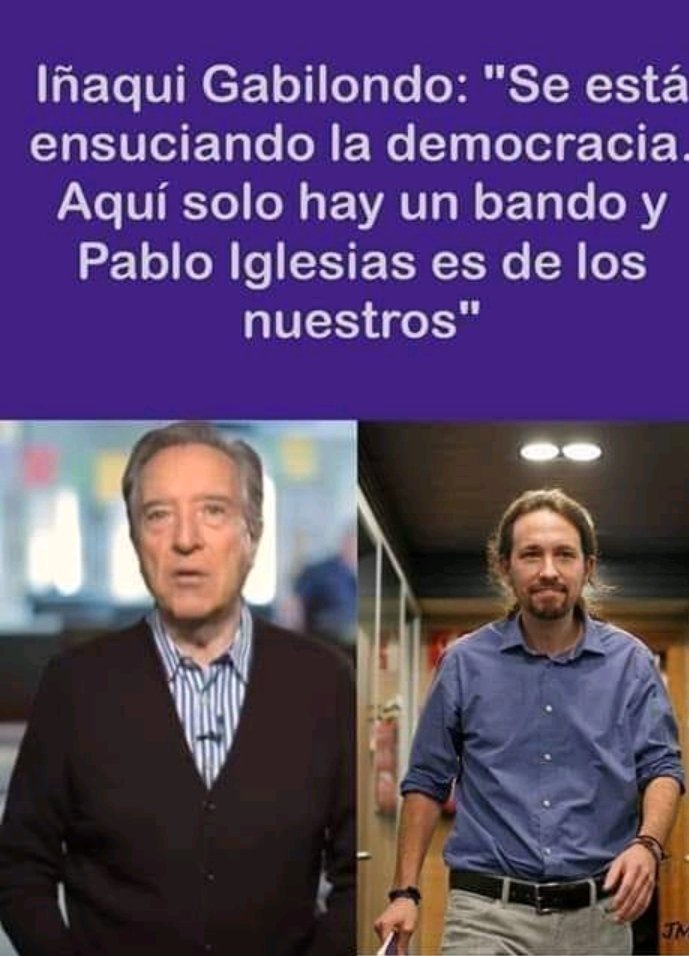 AiresPodemos's tweet photo. #AnormalidadDemocrática
Se puede decir más alto, pero no más claro. Una vez más Iñaki Gabilondo honrando su profesión 👇 https://t.co/kMyfJJxCYi