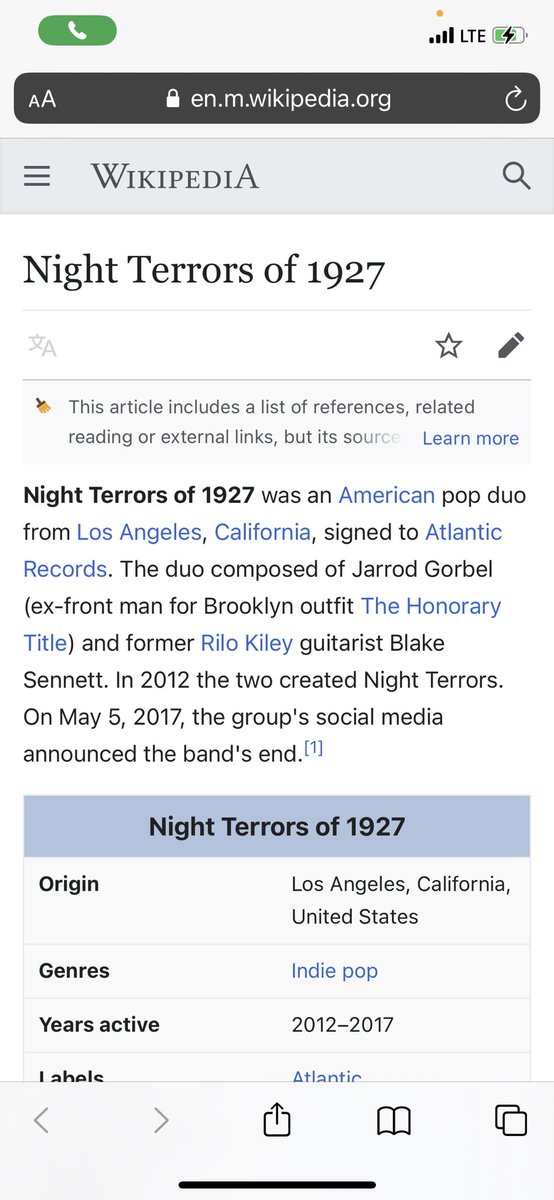 He has bought his  @verified Twitter handle from the band “night terrors of 1927” that is why it’s handle is  @nto1927.He is so lousy that he hasn’t even deleted the old tweets 
