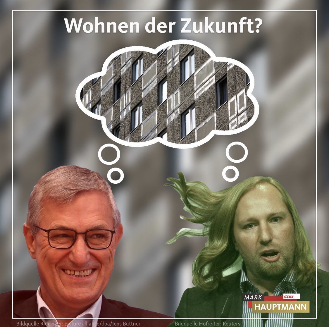 Die #Verbotsparteien sind zurück: Gehts nach Grünen & Linken, dann wohnt niemand mehr im #Einfamilienhaus, sondern im Plattenbau in der Karl-Marx-Straße. Enteignungen von Eigentum, Selbstgeißelung & Symbolpolitik lösen kein einziges Problem.