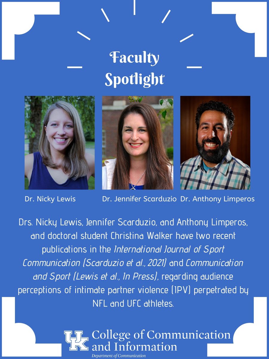 Check out today's Faculty Spotlight to see what some of our very talented faculty have been up to recently.