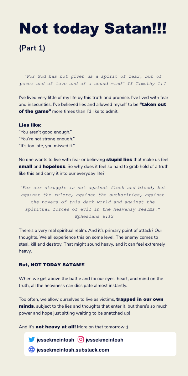 My first Atomic Essay as part of #ship30for30! 

An introduction to my journey of overcoming being a victim to my thoughts...