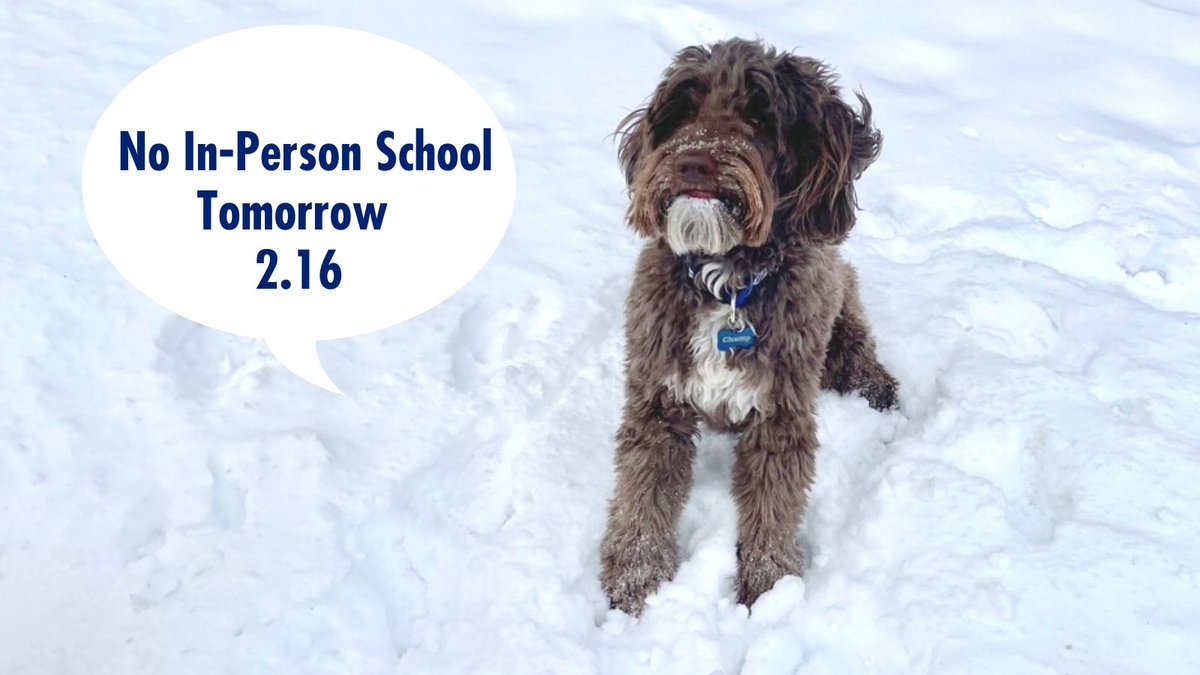 CreightonPrep's tweet photo. Creighton Prep will not have in-person classes on Tuesday, Feb 16 due to cold and requests to conserve energy from OPPD. Students check email and Canvas for learning instructions. https://t.co/dYsUVYv9XY