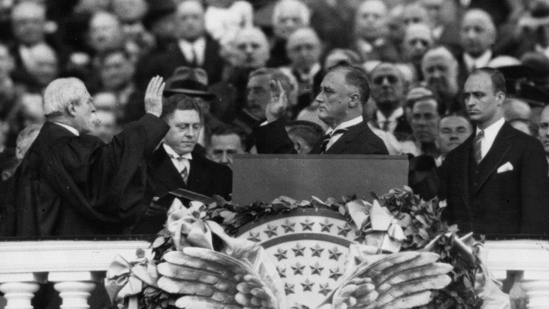 32. Franklin D. Roosevelt’s second inauguration in 1937 was the first inauguration to take place on January 20 per the 20th Amendment to the U.S. Constitution. #PresidentsDay