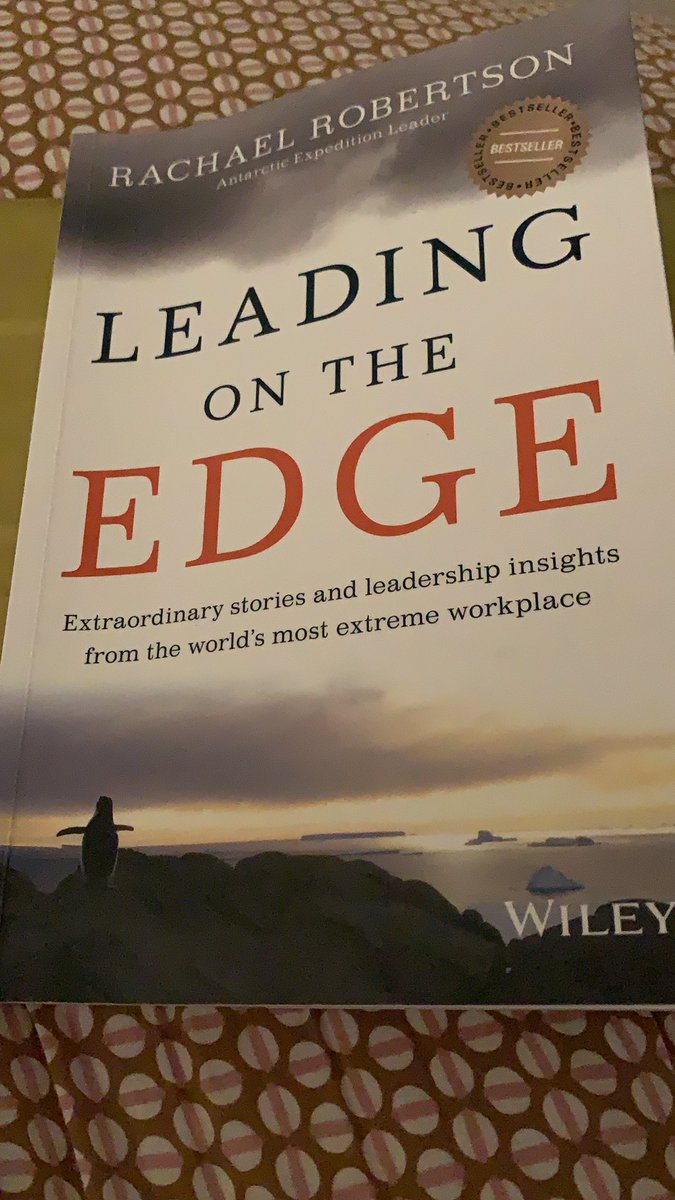 itsvivfox's tweet photo. Spent the lockdown in Antarctica. Really nice read with some great leadership tips along the way. Thanks @Rachael_Rob #leadingontheedge #notriangles #baconwars #Leadership #leadingpeople https://t.co/xlKk19r49c