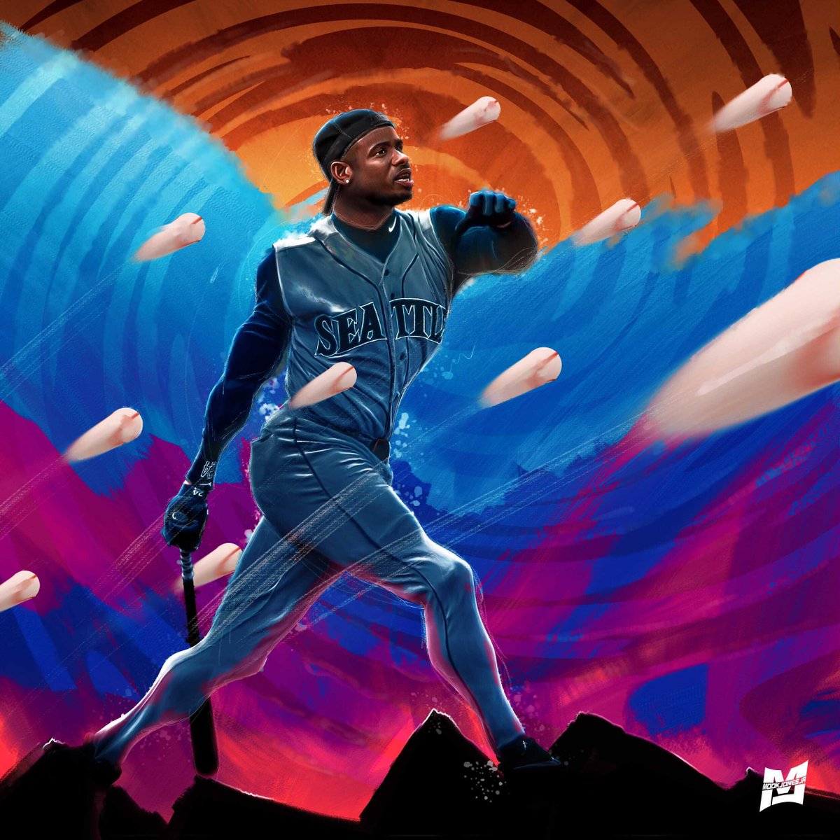 MLB (@mlb) on Twitter photo There is nobody like Junior.
We continue our #BlackHistoryMonth artist series with a piece honoring Ken Griffey Jr.
Art by <a href="/mookjonesjr/">Mook The Designer</a> #MLBLK There is nobody like Junior.
We continue our #BlackHistoryMonth artist series with a piece honoring Ken Griffey Jr.
Art by <a href="/mookjonesjr/">Mook The Designer</a> #MLBLK
