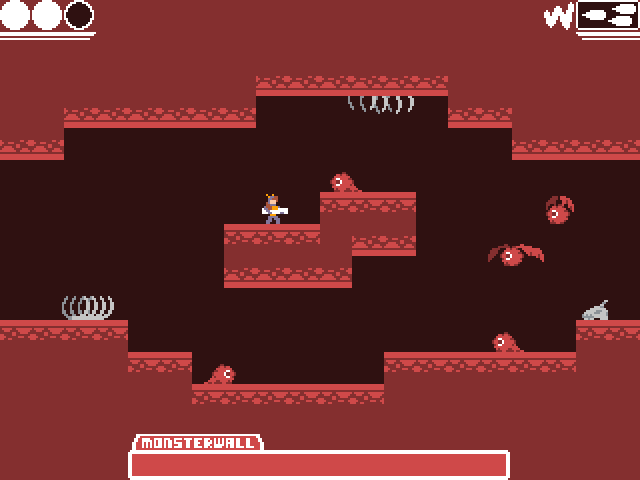 sofamiredev's tweet photo. Working on a first pass of HUD and art. #pixelart #indie #gamedev #MONSTERWALL https://t.co/ByuV24s8OF