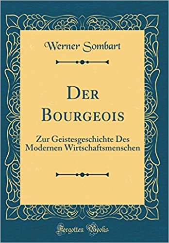 Sombart is certainly the closest any early sociologist comes to the ideas of those of you most likely reading this. Looks at the socially dislocating aspects of modern capitalism and is ultimately interested in recreating traditional social structures within industrial society.