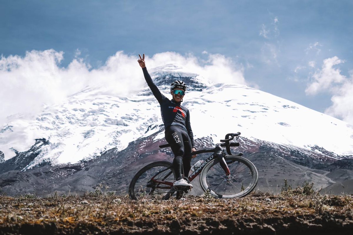 INEOSGrenadiers's tweet image. How high!!?? 😳🏔️ 

We put @RichardCarapazM's incredible training ride up Cotopaxi Volcano this weekend into context.