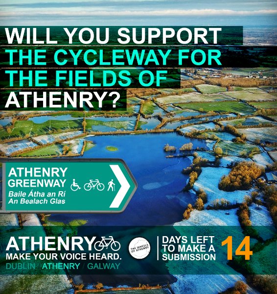 WheelsOfAthenry's tweet photo. #Athenry - Are you ready to support the town with a Cycleway Submission?! We've put together a short Guide on how to make a Submission 👉 https://t.co/wm7gdcXbZI

Let's secure the #Cycleway for our community! 🚴‍♂️🚴‍♀️🚶👩‍🦽🚶‍♂️🚶‍♀️👨‍🦼🚴

Please RT to spread the word!
https://t.co/wm7gdcXbZI https://t.co/1Fg5nhyFqP