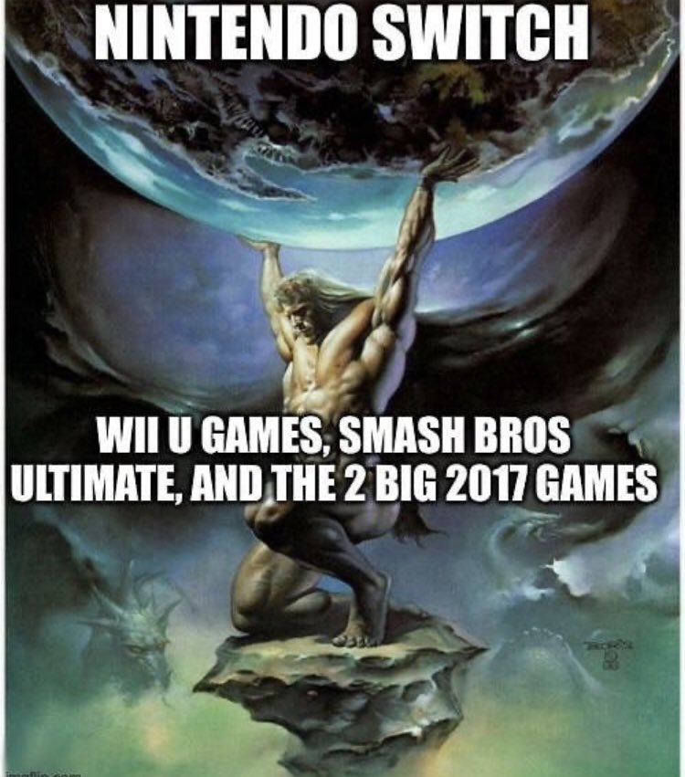 Dieses meme beschreibt zu 100% warum ich noch nicht so der Riesen Fan der Switch bin xD