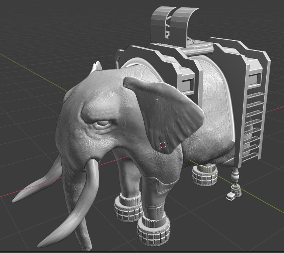 SamoylovToday's tweet photo. Elephant

Part 5

#3D #blender #elephant #modeling #sculpture #lowpoly https://t.co/VhkHH1WUKA