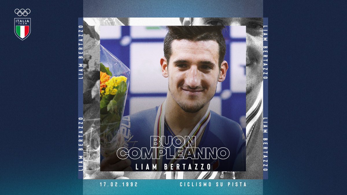 ItaliaTeam_it's tweet photo. È il momento di scendere in pista per fare tantissimi auguri a Liam #Bertazzo! 🎂
#ItaliaTeam #HappyBday @Federciclismo https://t.co/tj0crGkJFb