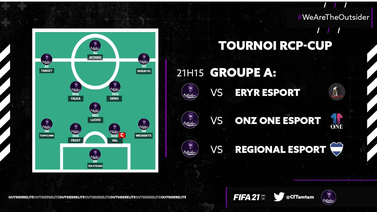 Ce soir au programme @RCP_CUP : voici la composition et notre groupe! 💪🏼🔝