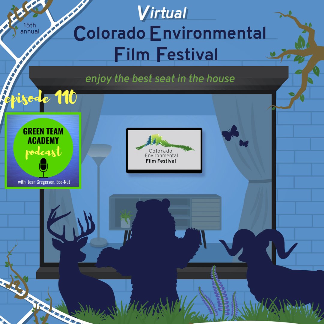 GreenTeamAcade1's tweet image. Ep 111: Tue 9 am MST - Catch my interview with Shawna Crocker, founder of the Colorado Environmental Film Festival @CEFF and Shiela DeForest with the Golden Residents and Friends Eco-Action Team bit.ly/2NuMLKg