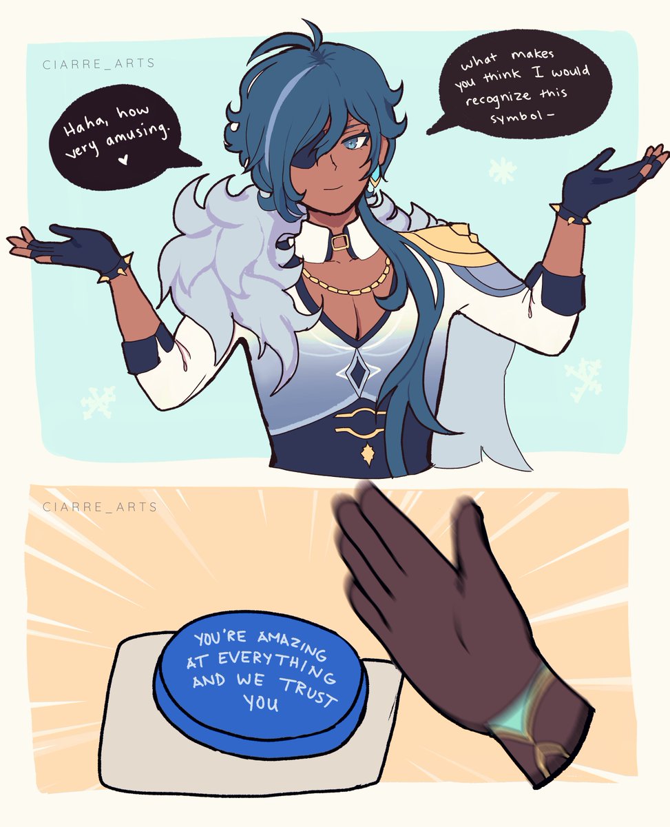 i would trust kaeya with my LIFE 