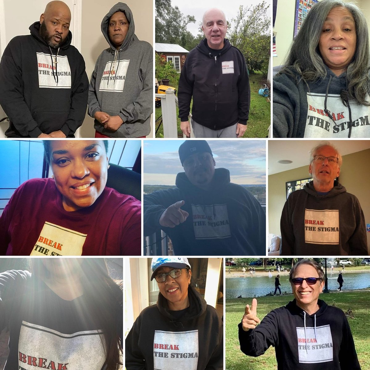 Break_theStigma's tweet photo. These are not customers, these are advocates. This is not just a brand, it's a lifestyle,  a statement, a mantra. 
See how you can represent for those who need to break the barriers of stigma and seek help - link in bio #mentalhealthmatters #BreakTheStigma #stigma #stigmafighters https://t.co/QSmvlusACK