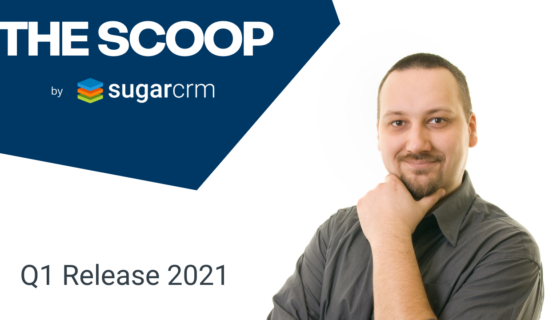 SugarCRM's tweet image. At #SugarCRM, we kicked off 2021 by releasing a myriad of product updates and feature enhancements, including our innovative #SugarPredict. For more on this plus other Q1 features and releases, watch The Scoop here: sgrcrm.co/3daLGlA #CRM